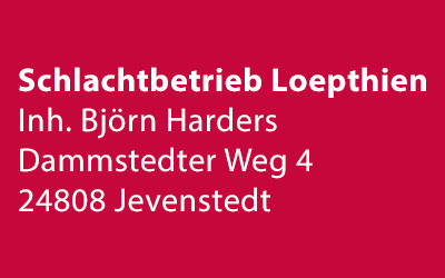 Schlachterei Loepthien - Björn Harders
